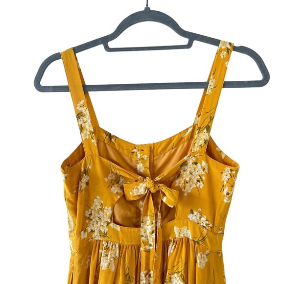 Floral Yellow Dress - Picture 13 of 15